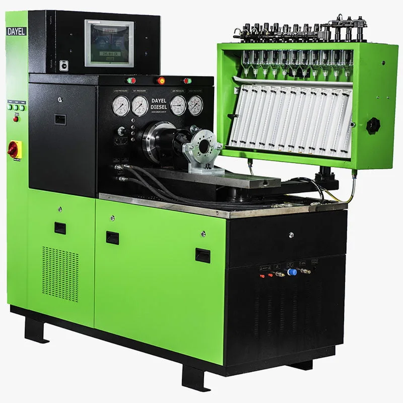 DYL 811 Premium, Exact and fast pump TESTING with 12 CYLINDER Glass MEASUREMENT AND 15 HP MOTOR POW...